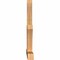 Ekena Millwork Redmond Smooth Timber Gable Bracket, Western Red Cedar, 96"W x 60"H x 5 1/2"D x 5 1/2"F, 15/12 Pitch GBW096X60X0606RED00SWR - alternate 2
